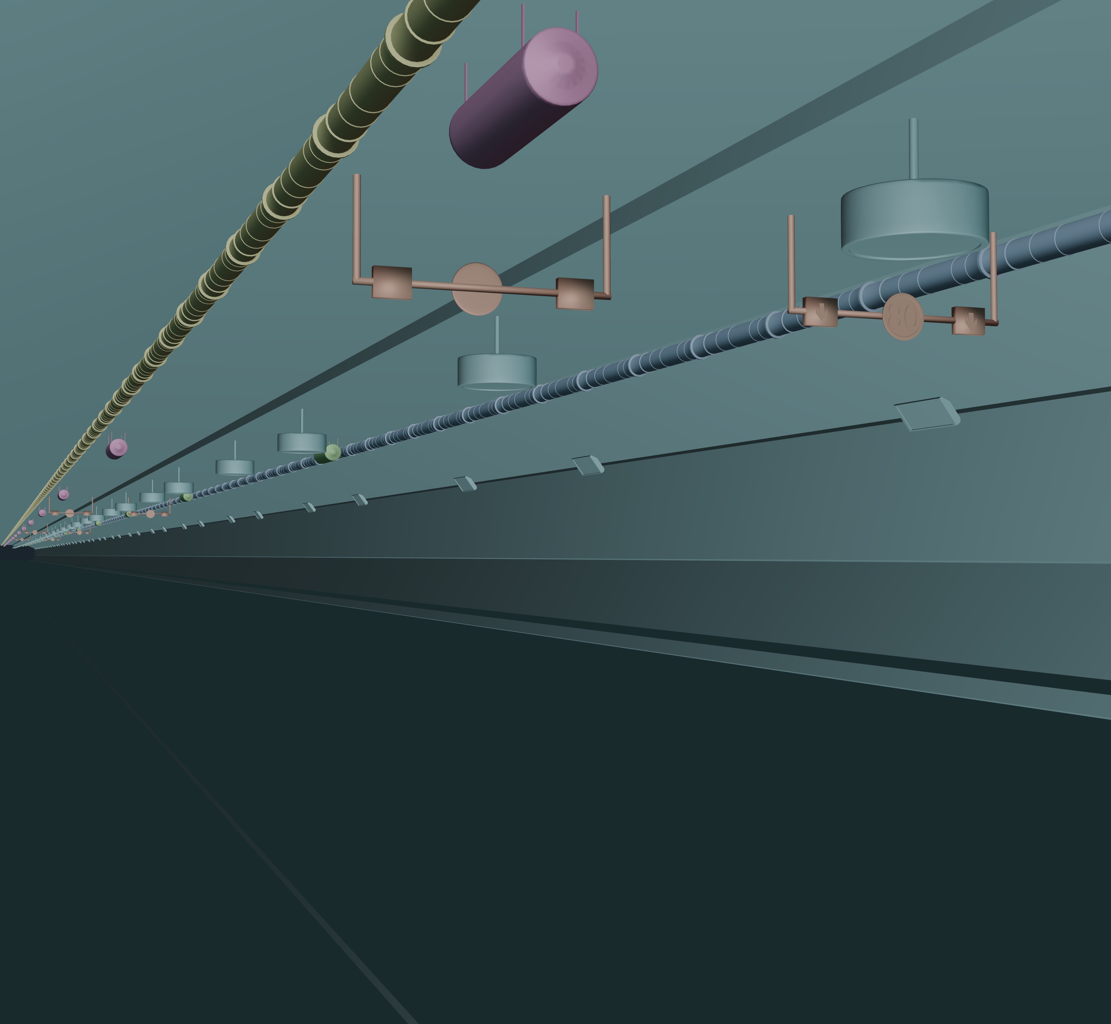 3D Tunnel Scene Blender Files 3D model_3