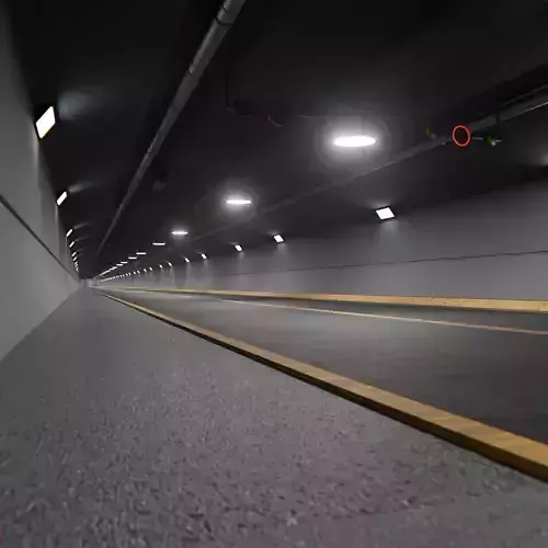 3D Tunnel Scene Blender Files 
