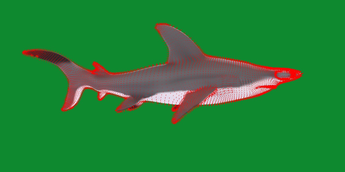 Hammerhead Shark Low-poly 3D model_22
