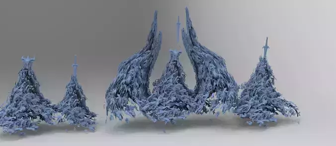 Undead treasure corpses 1 3D model