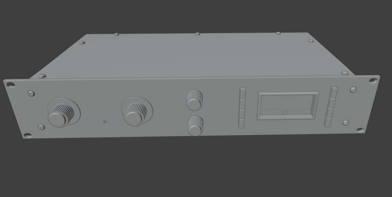 Universal Audio 1176 LN 3D model_8