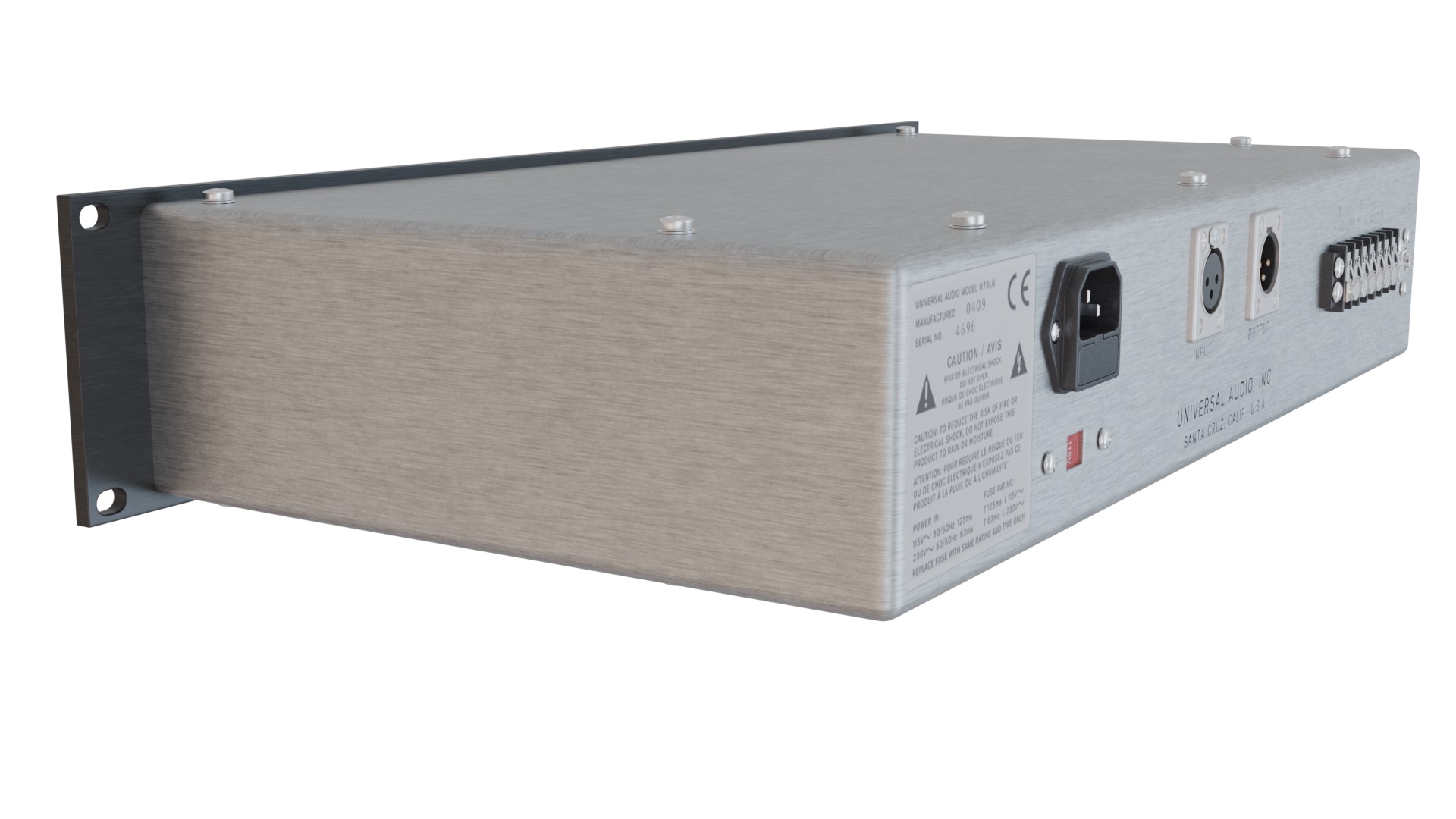 Universal Audio 1176 LN 3D model_5