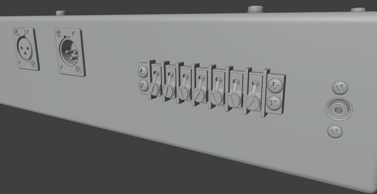 Universal Audio 1176 LN 3D model_11
