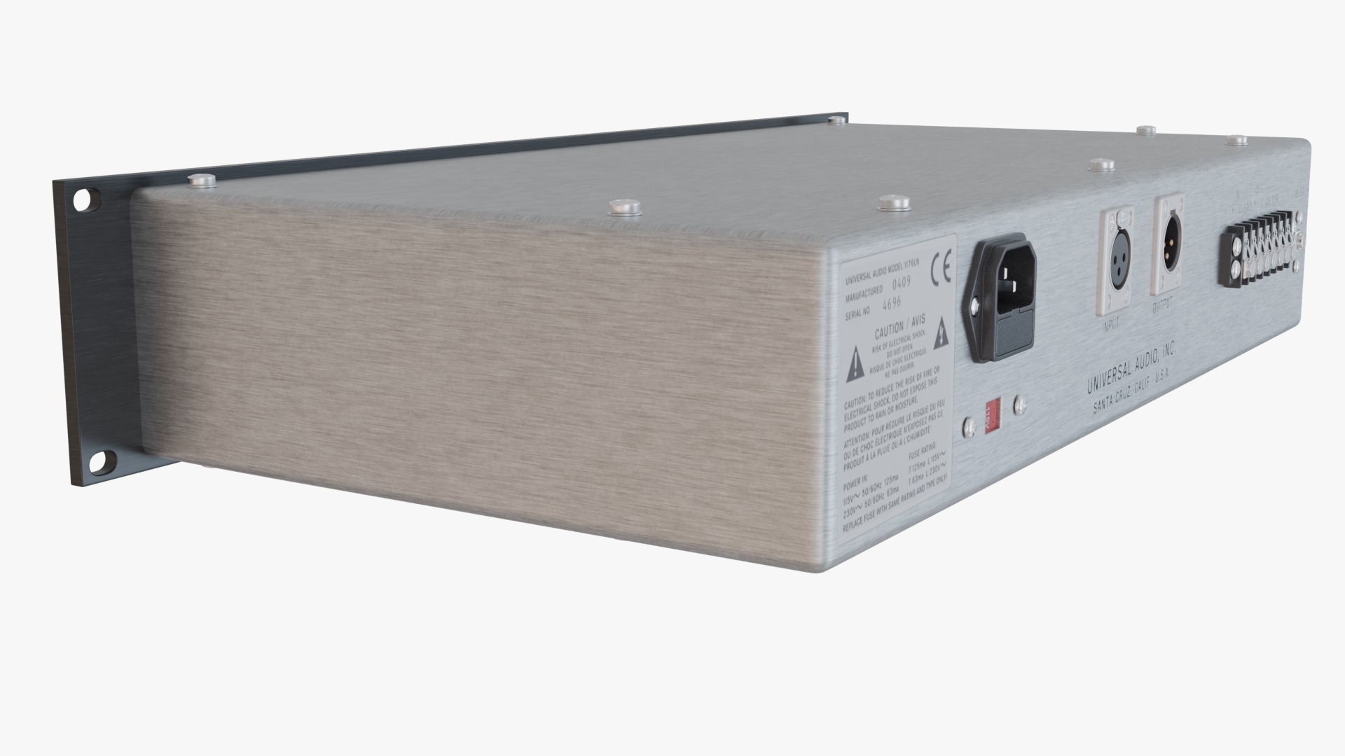 Universal Audio 1176 LN 3D model_4