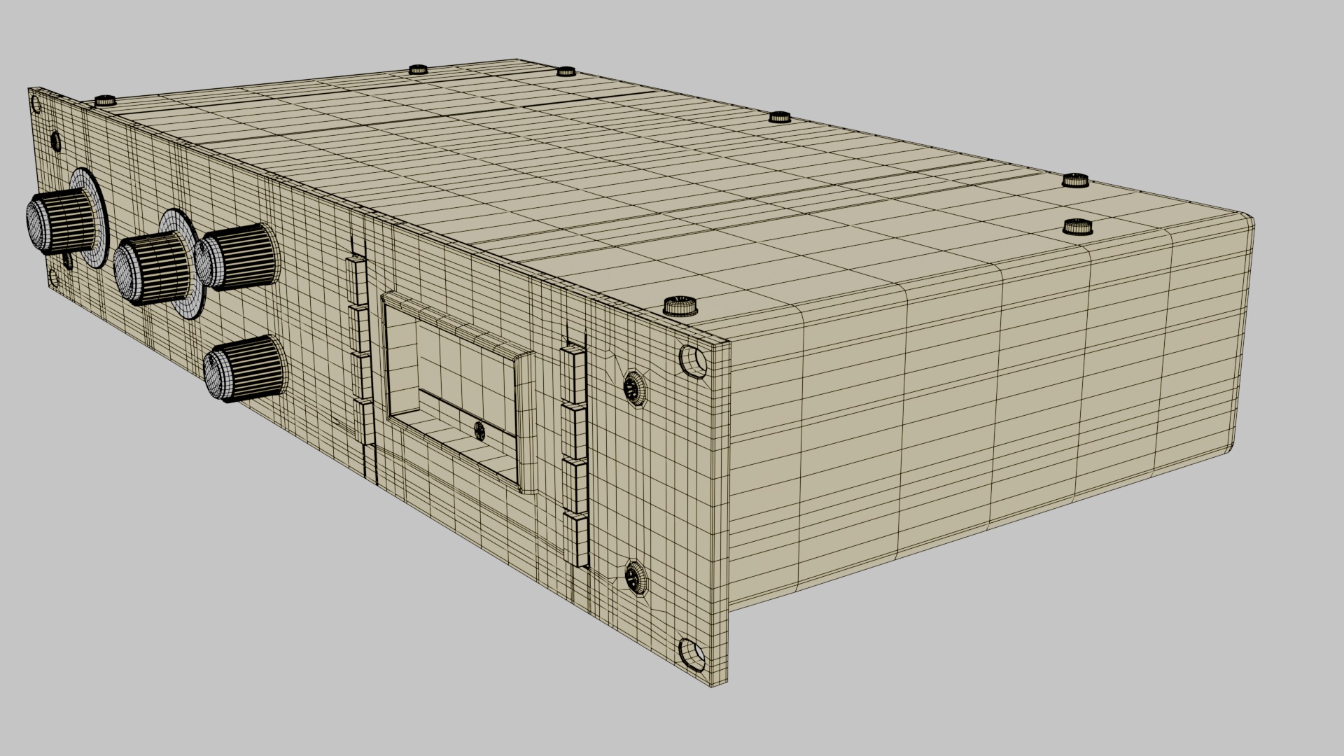 Universal Audio 1176 LN 3D model_13