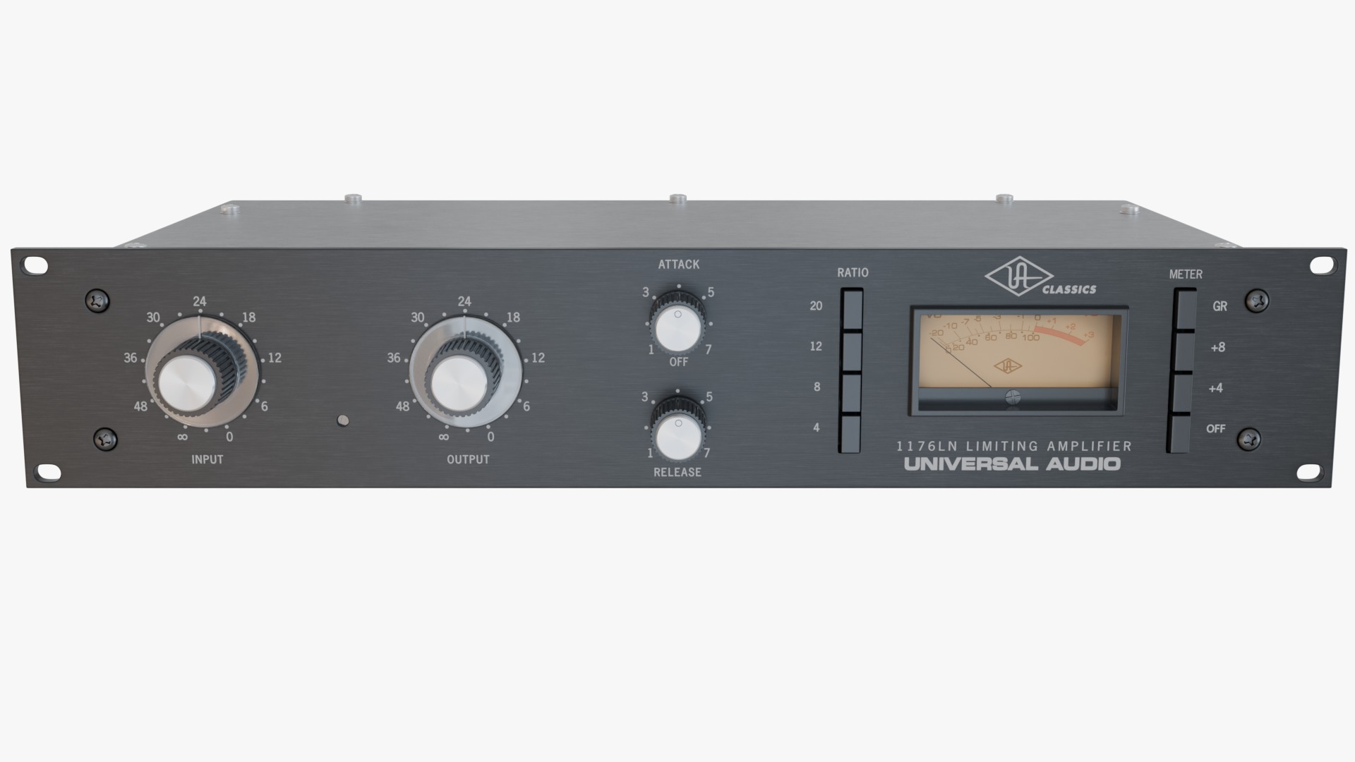 Universal Audio 1176 LN 3D model_2