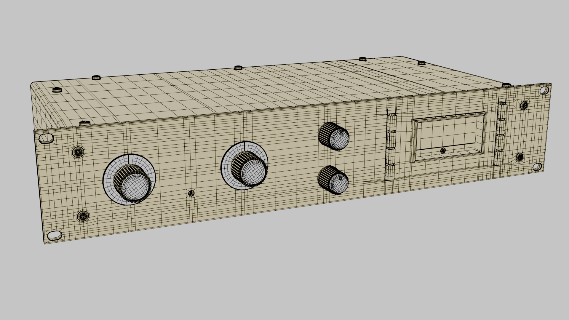 Universal Audio 1176 LN 3D model_12