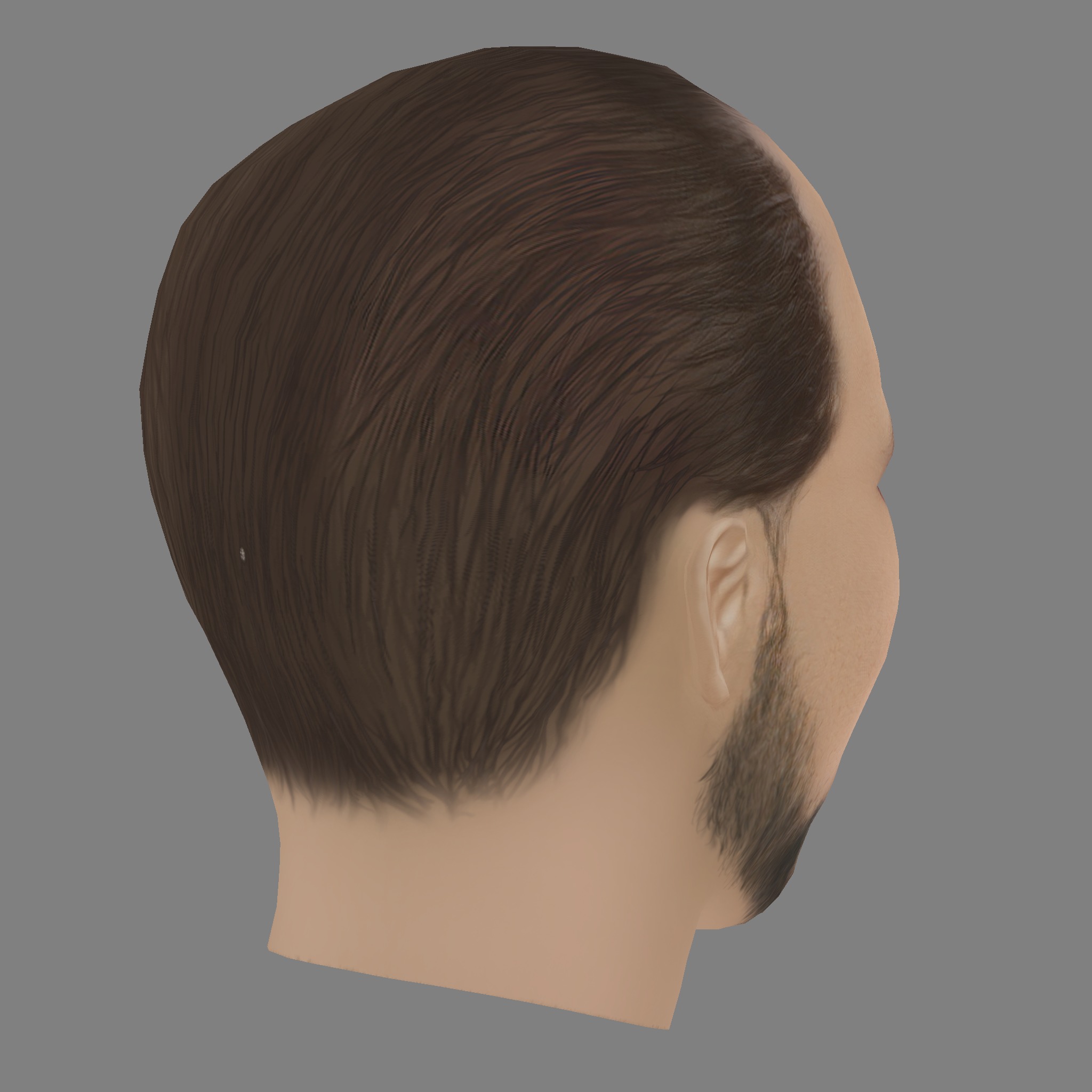 Preslav Shipkaliev Head - Low poly head for game Low-poly 3D model_4