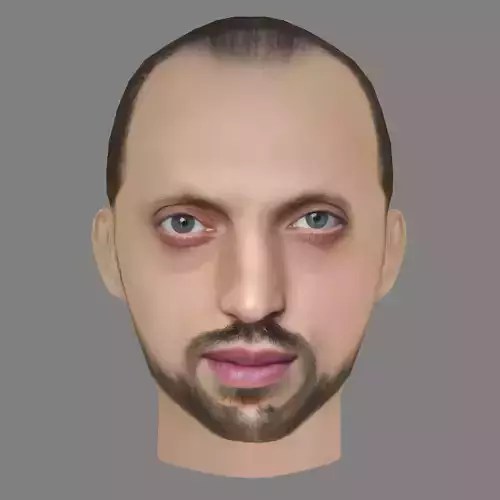 Preslav Shipkaliev Head - Low poly head for game