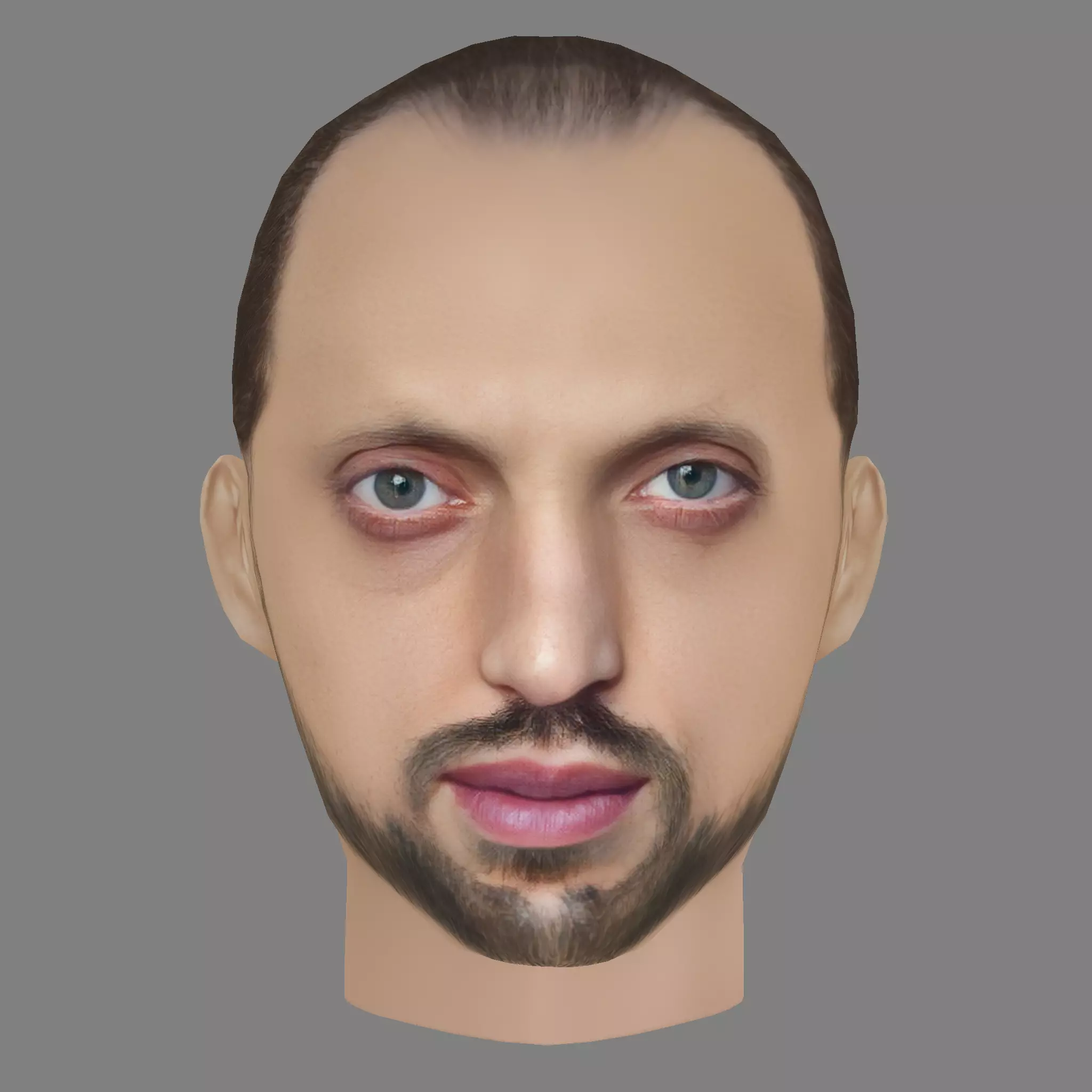 Preslav Shipkaliev Head - Low poly head for game Low-poly 3D model_0