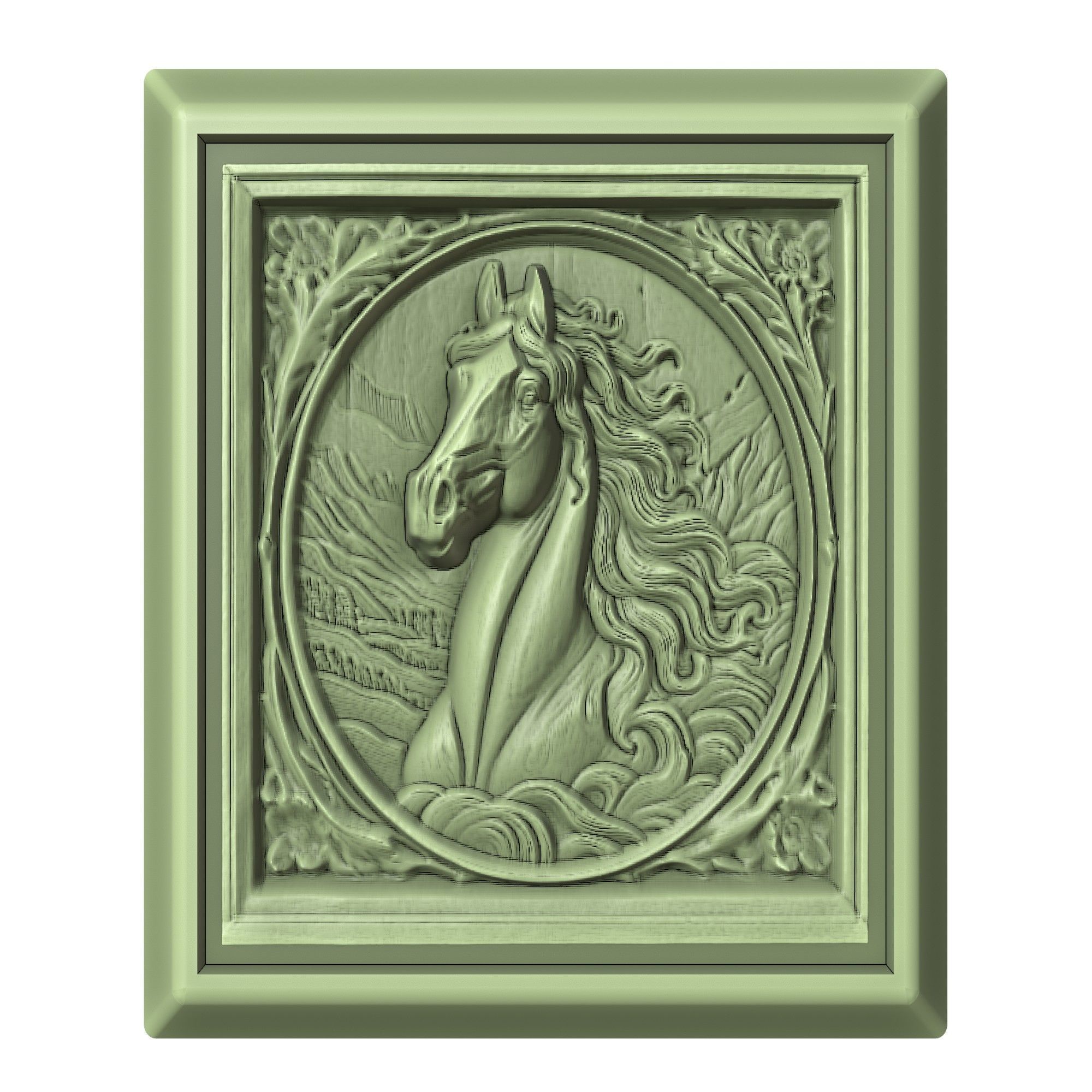 Horse Animal 3D print model_2