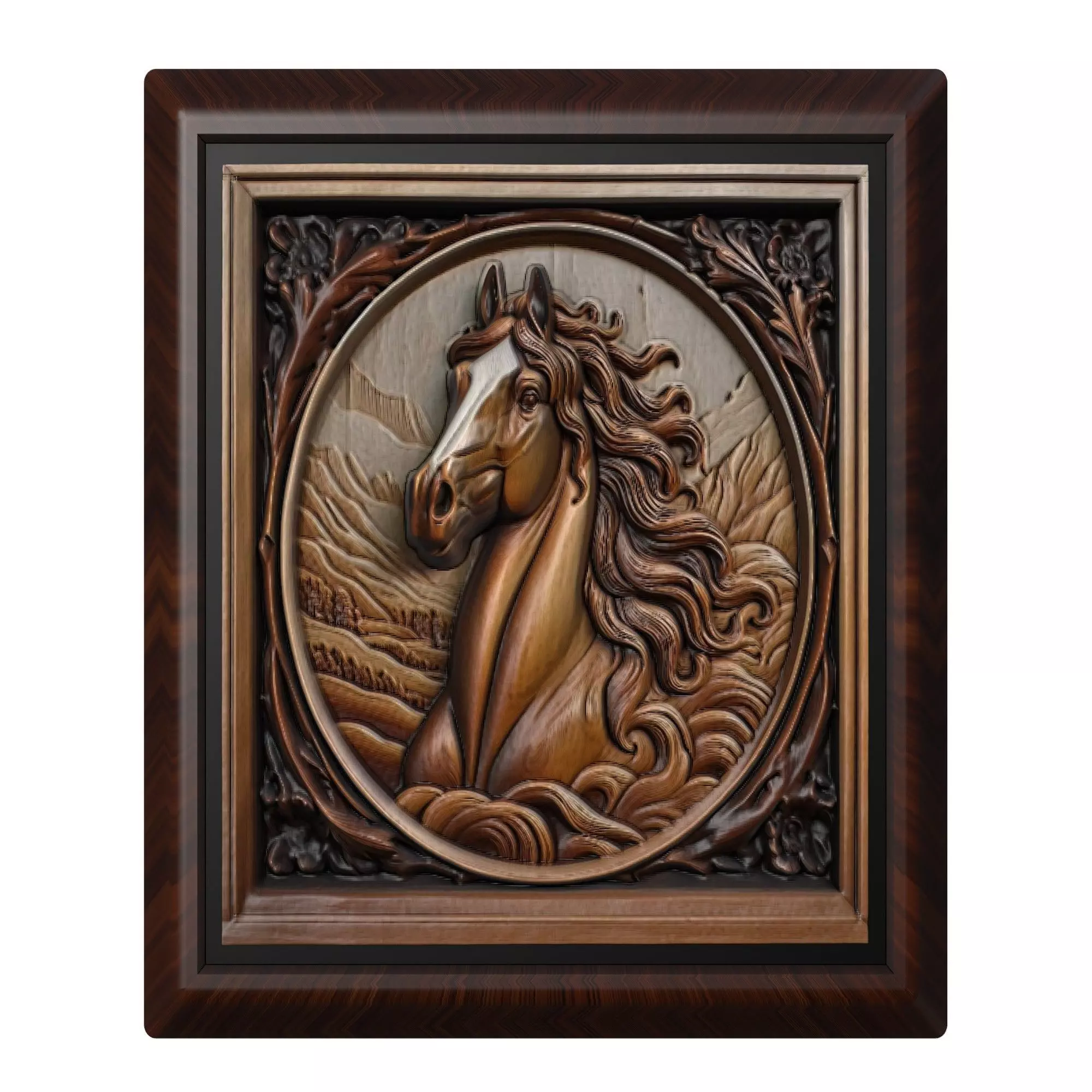 Horse Animal 3D print model_0