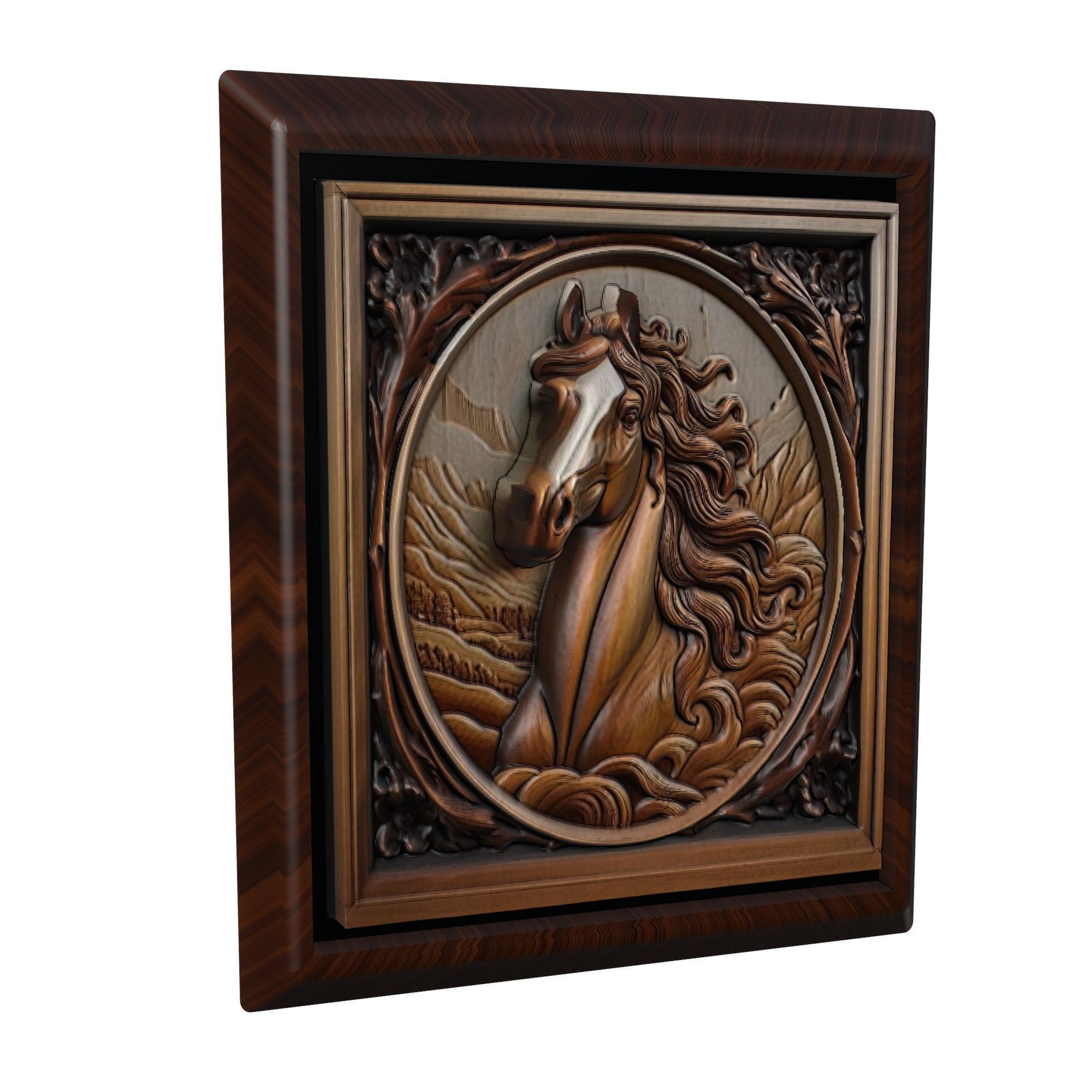 Horse Animal 3D print model_1