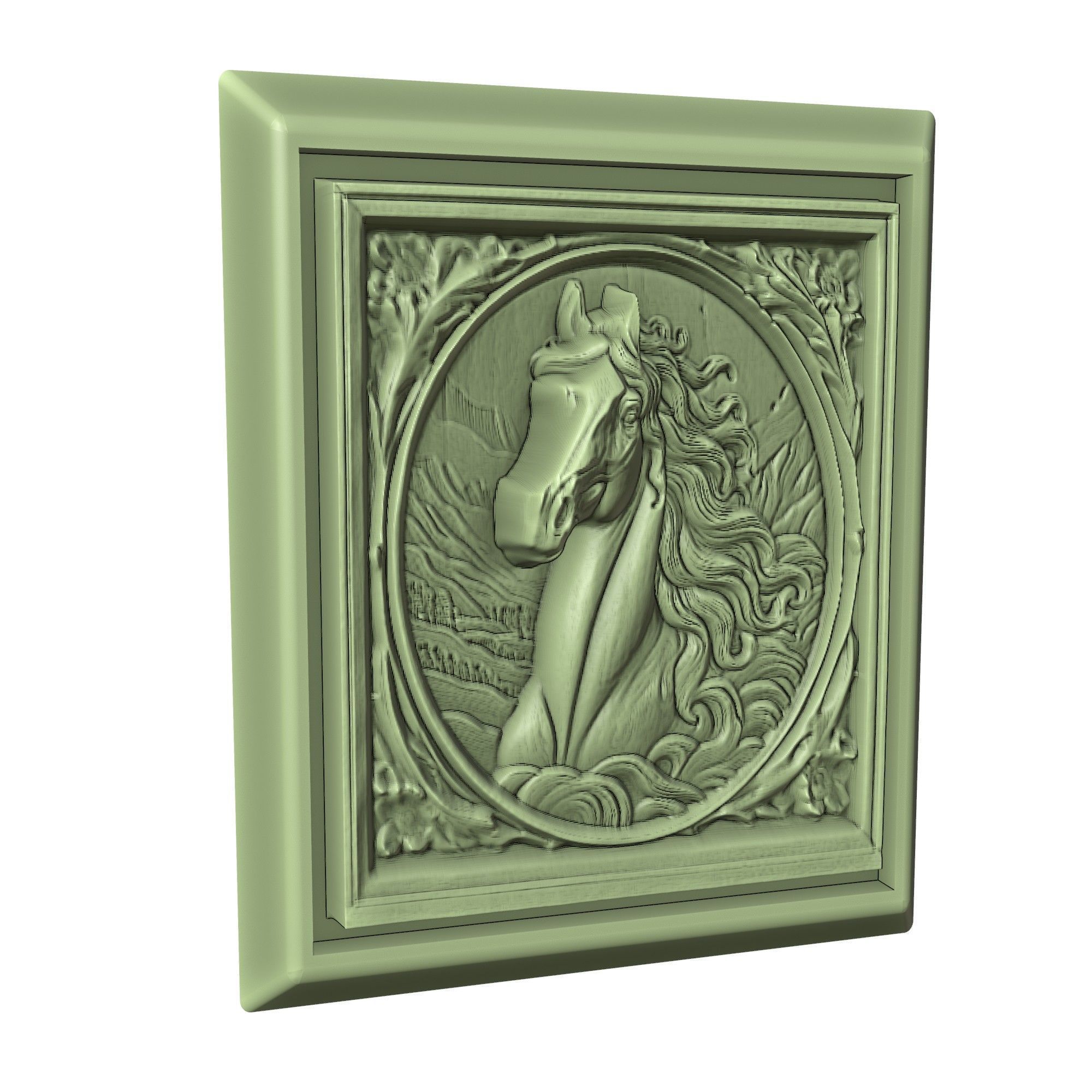 Horse Animal 3D print model_3