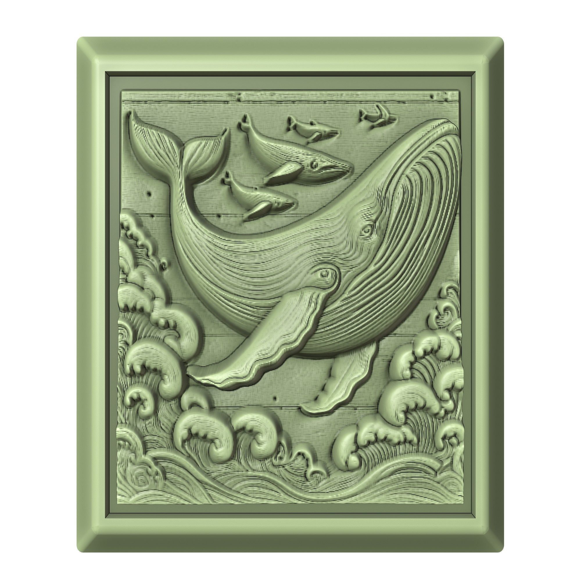 Whale Animal 3D print model_2