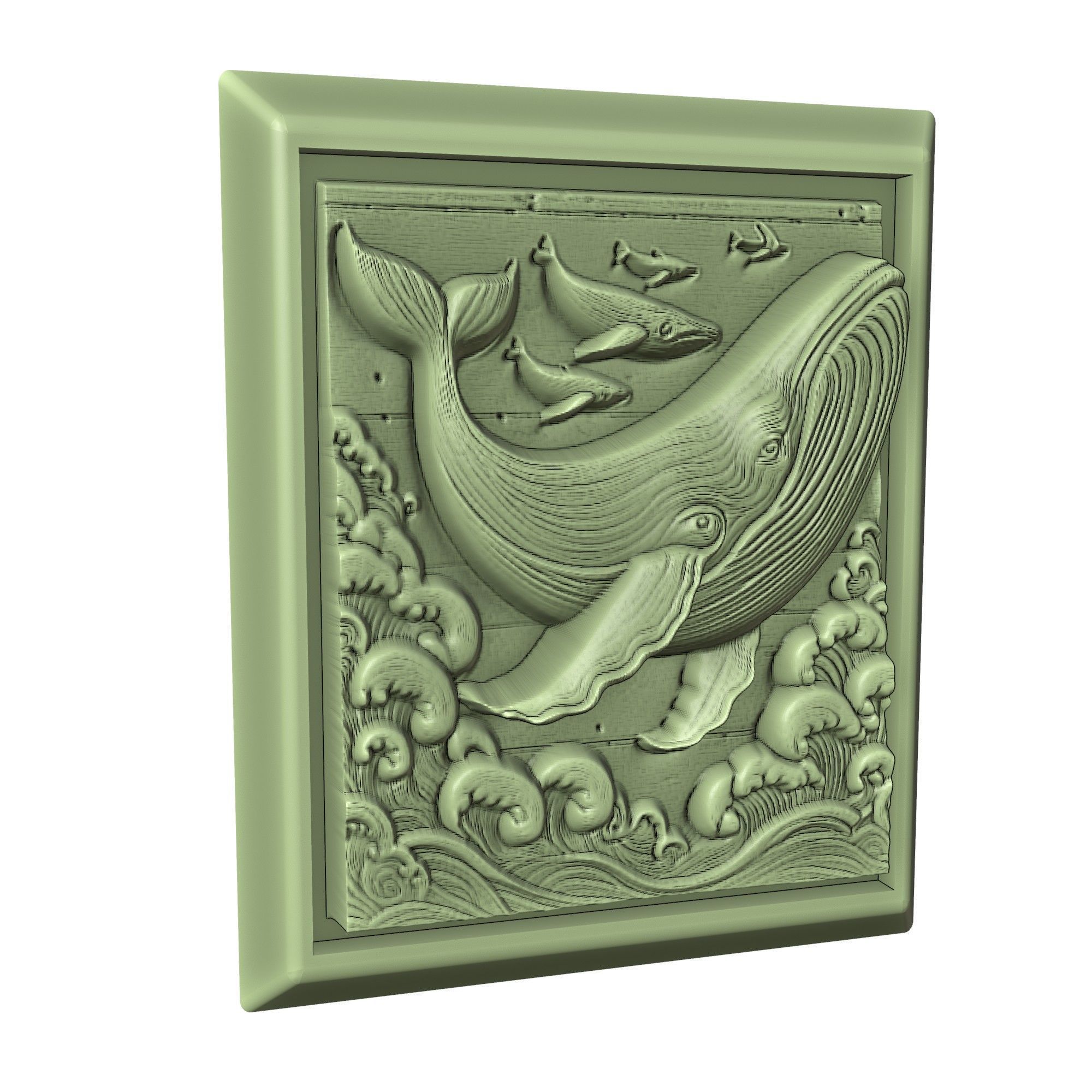 Whale Animal 3D print model_3