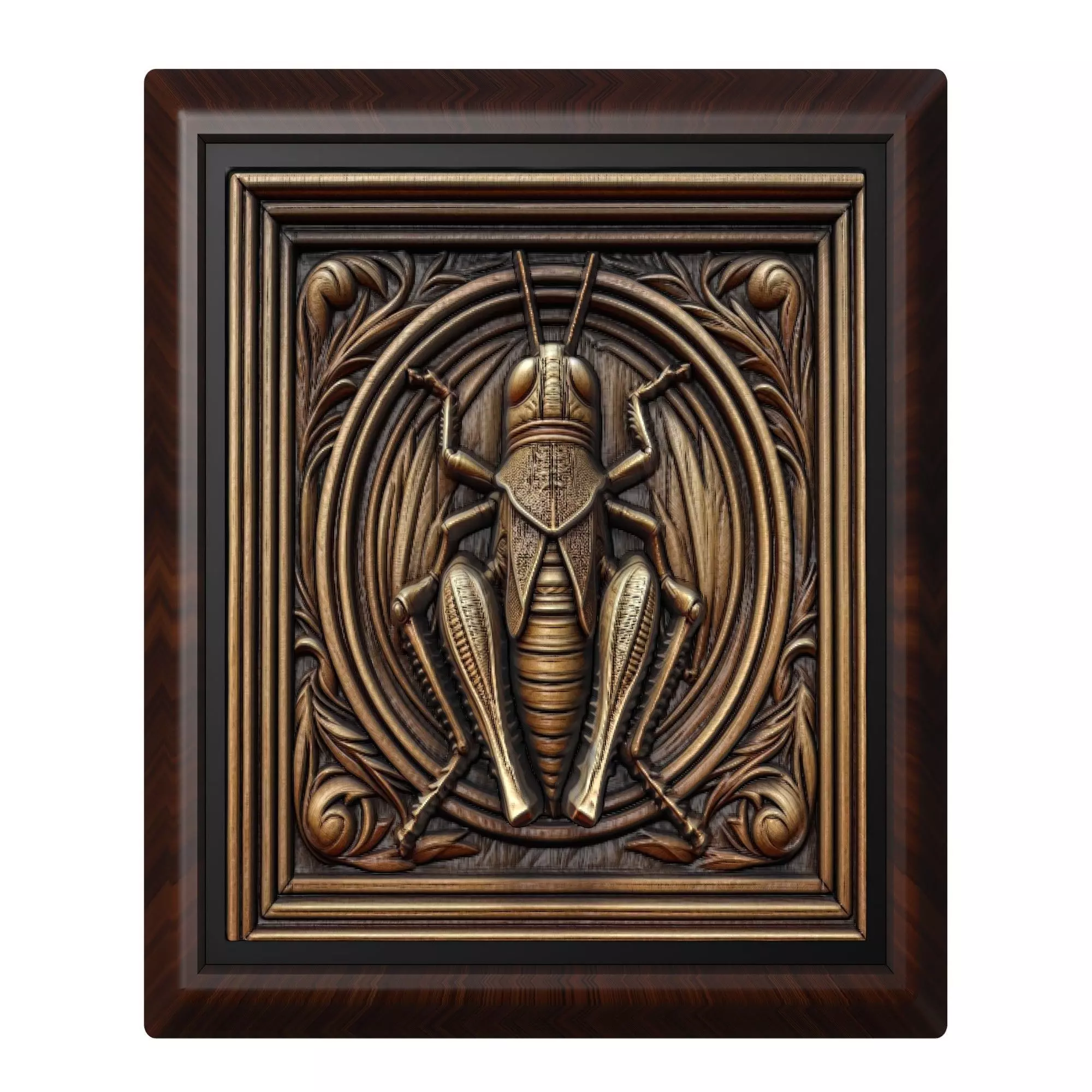 Grasshopper Animal 3D print model