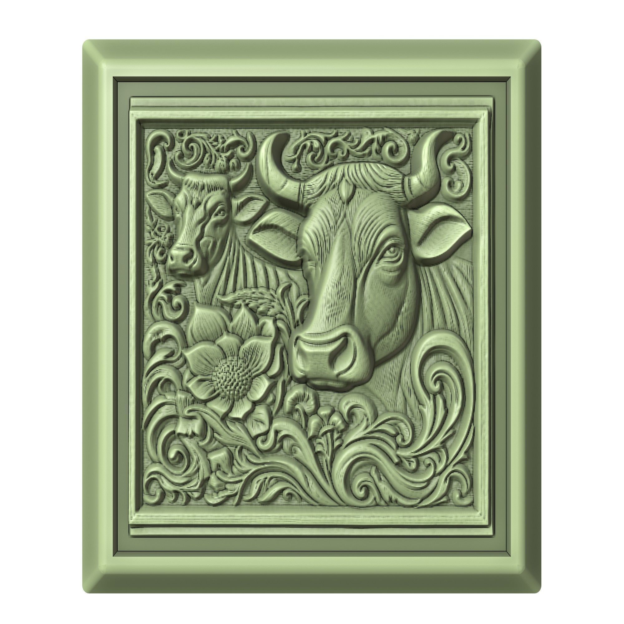 Cow Animal 3D print model_2