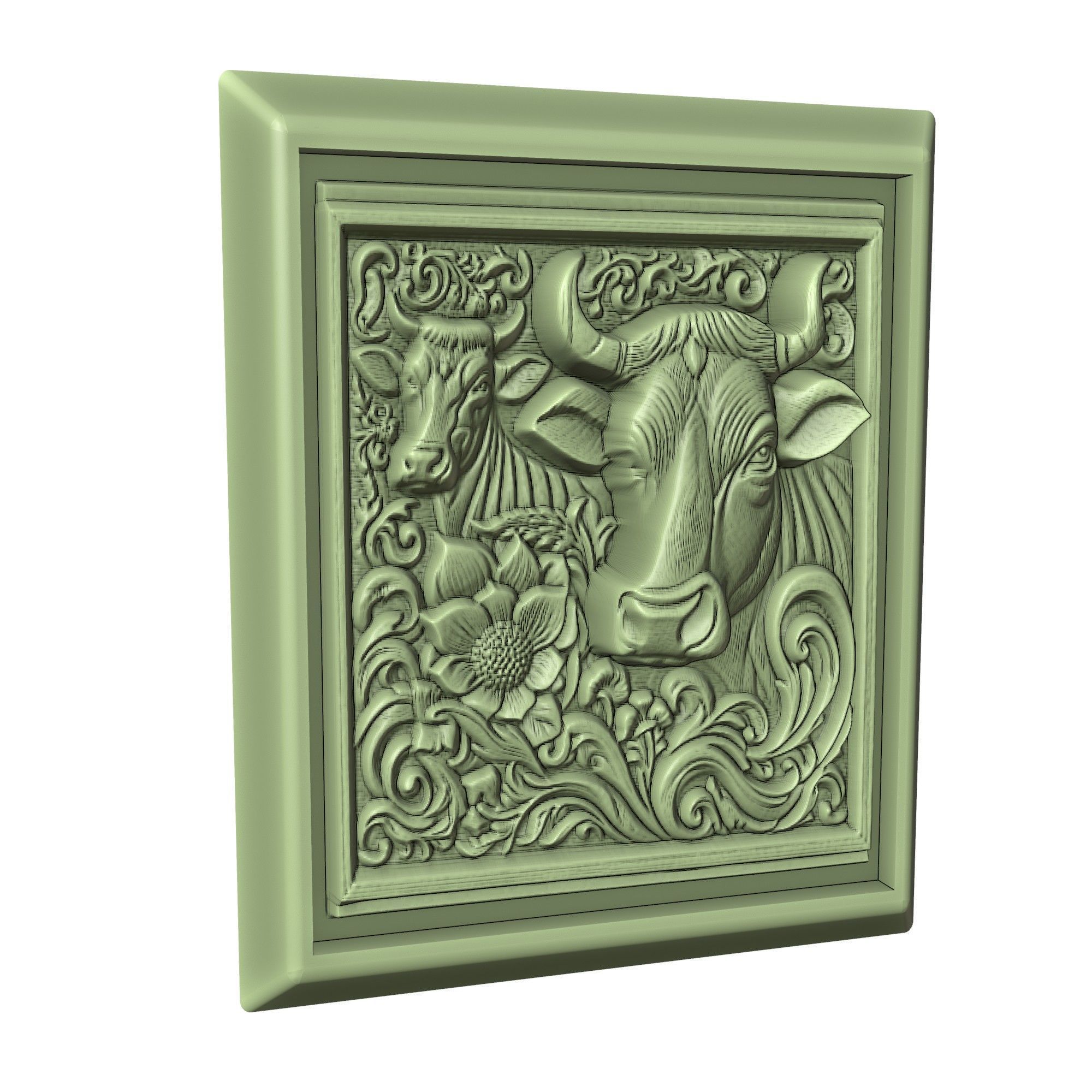 Cow Animal 3D print model_3