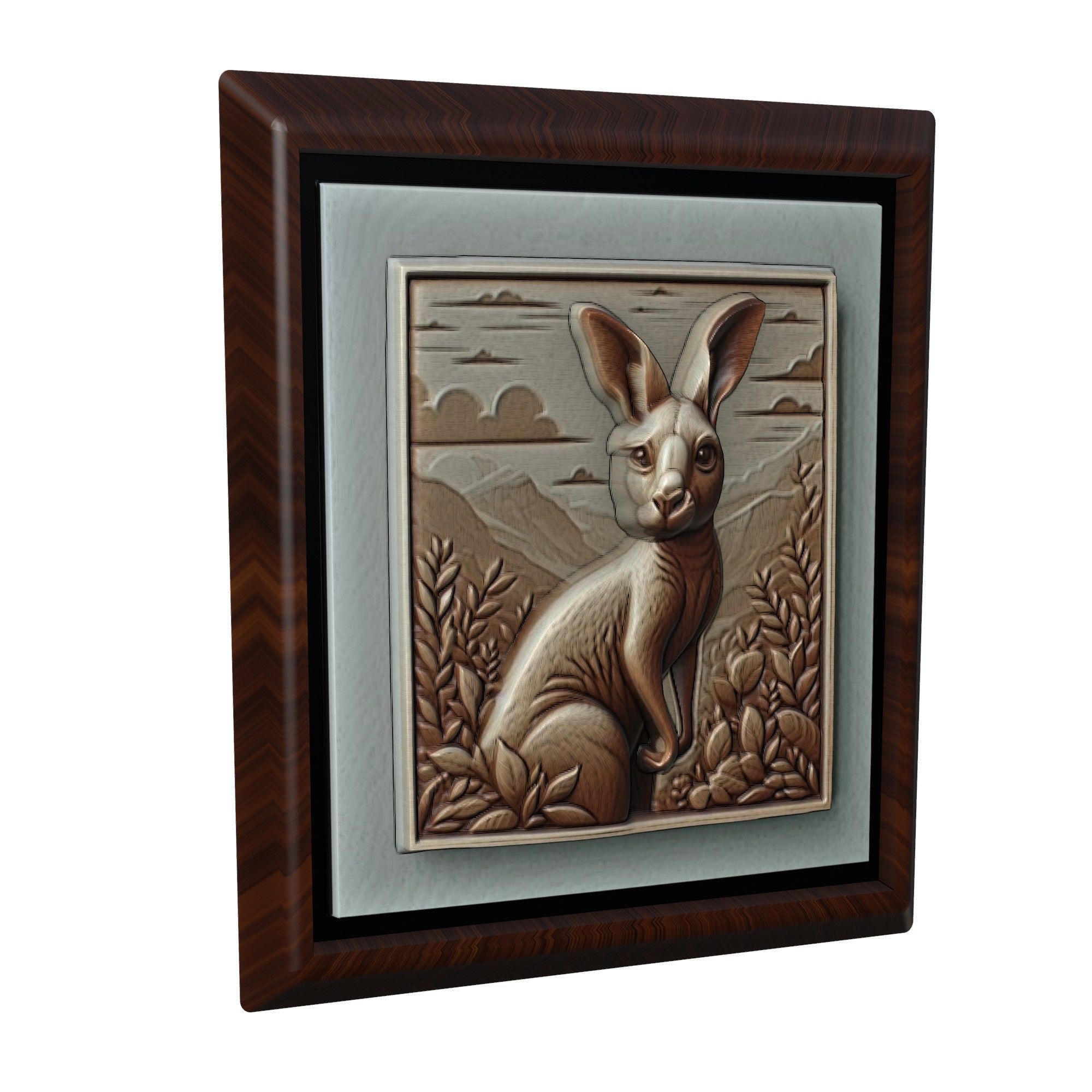 Kangaroo Animal 3D print model_1