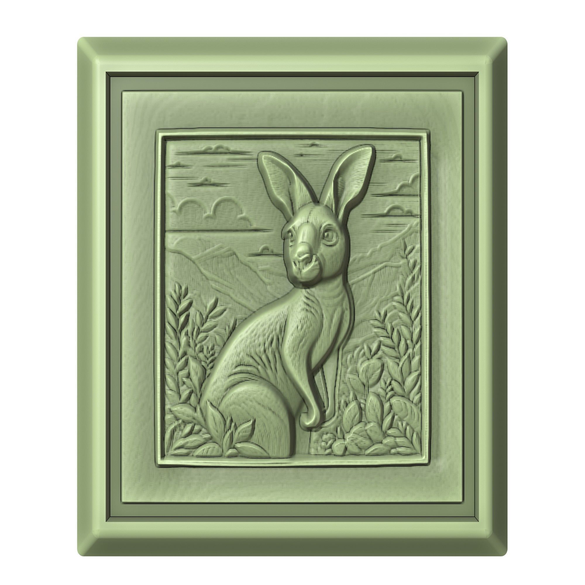 Kangaroo Animal 3D print model_2