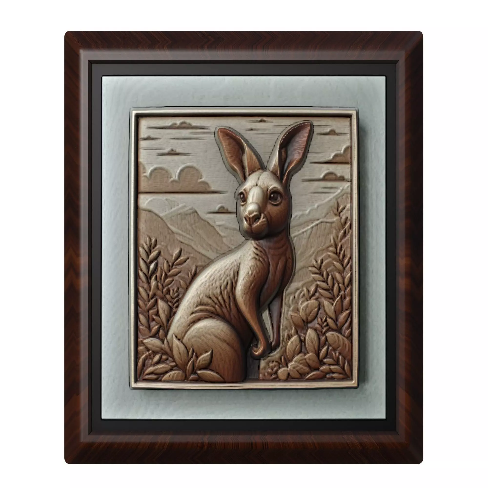 Kangaroo Animal 3D print model_0