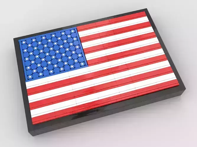 LEGO Flag of the United States