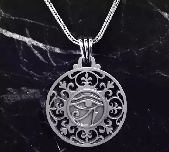 EYE HORUS PENDANT ANCIENT EGYPT M03 3D print model