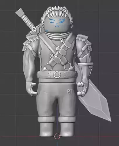 Cute model of Guts in Berserk