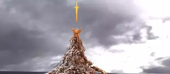 Undead treasure corpses 2  3D model