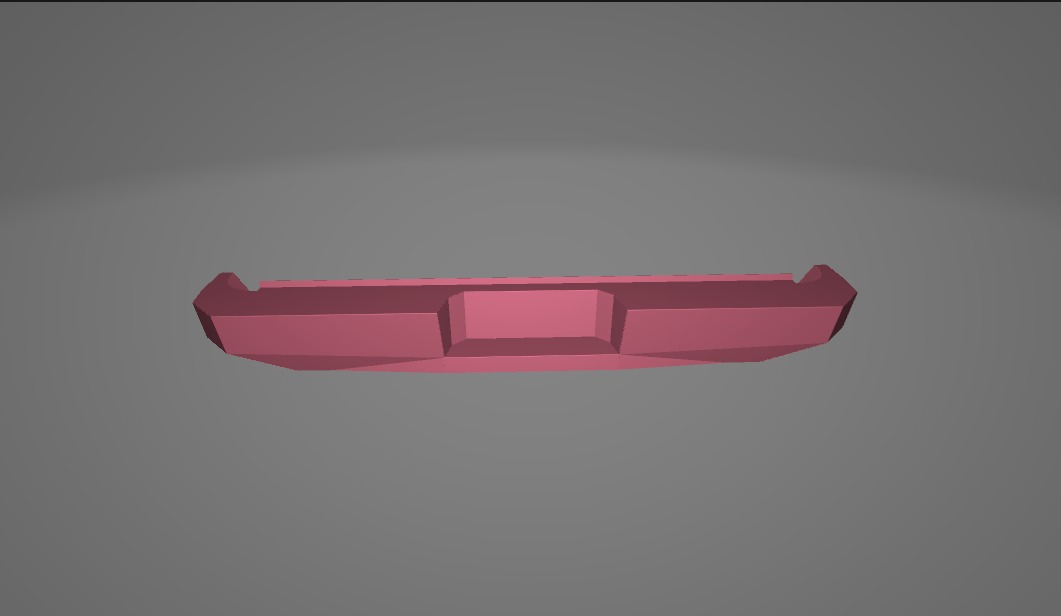 Toyota bumper model  3D print model_2