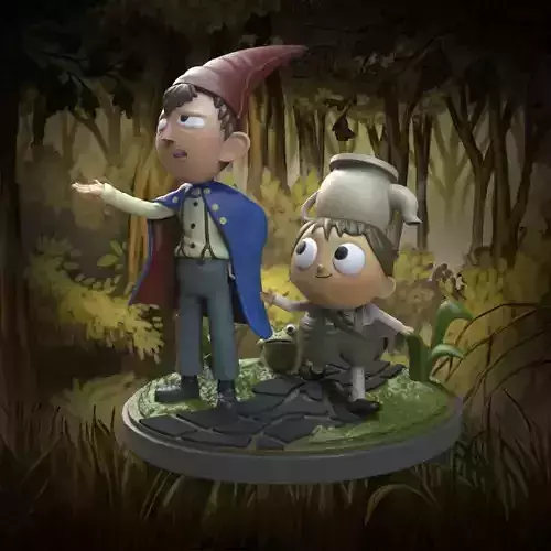 Over the garden wall 3D print model