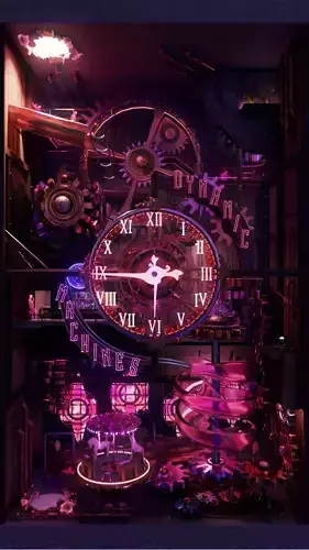 Dynamic Machines - Pwnisher 3D Challenge - DSZarts 3D model 3D model