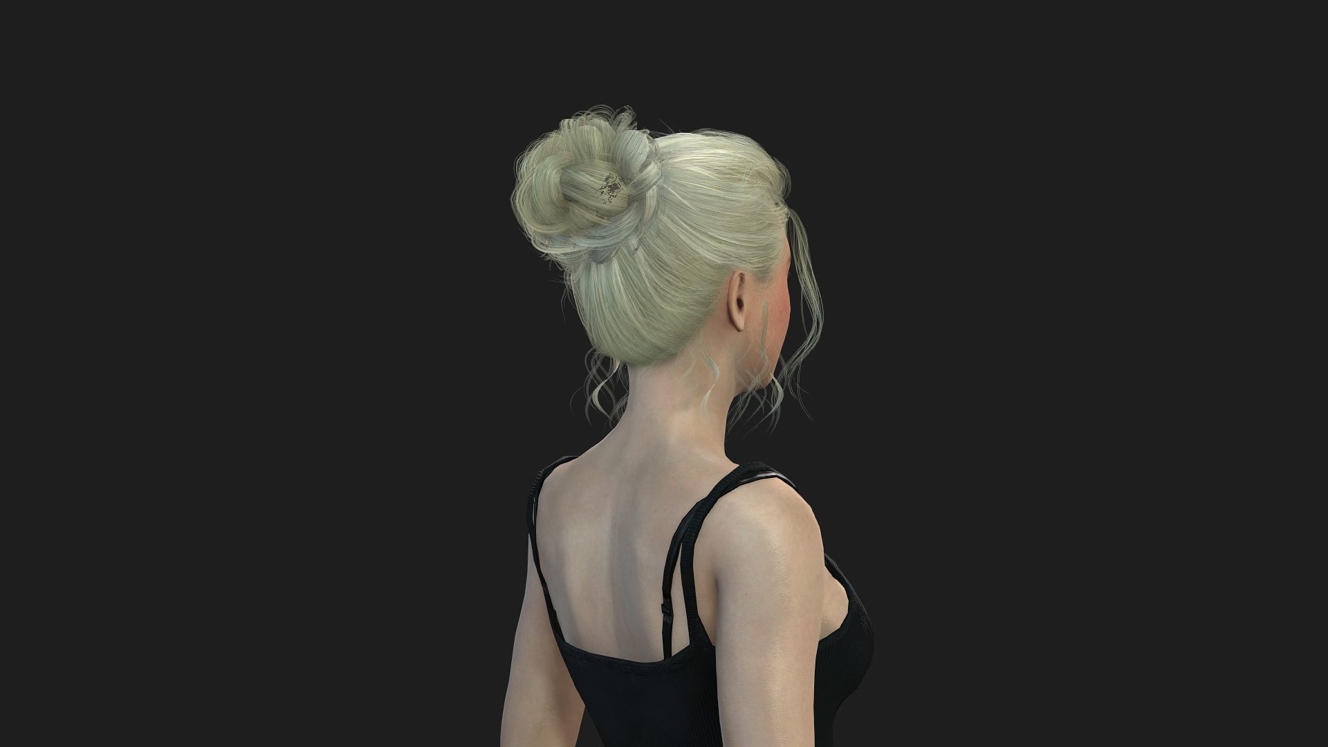 High Quality Female Character Model 3D model_14