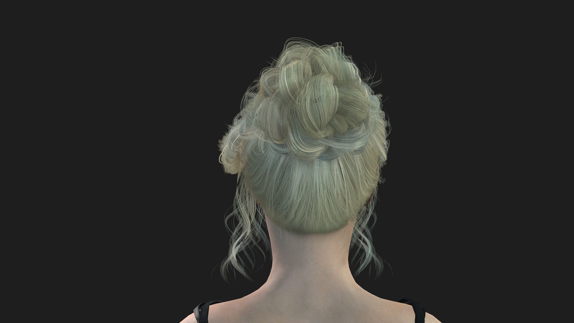 High Quality Female Character Model 3D model_4