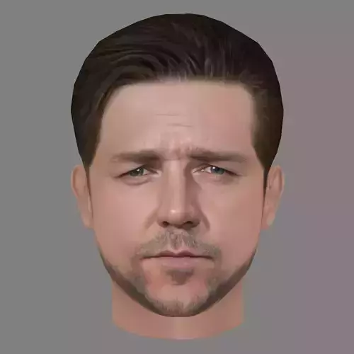 Russell Crowe Head - Low poly head for game