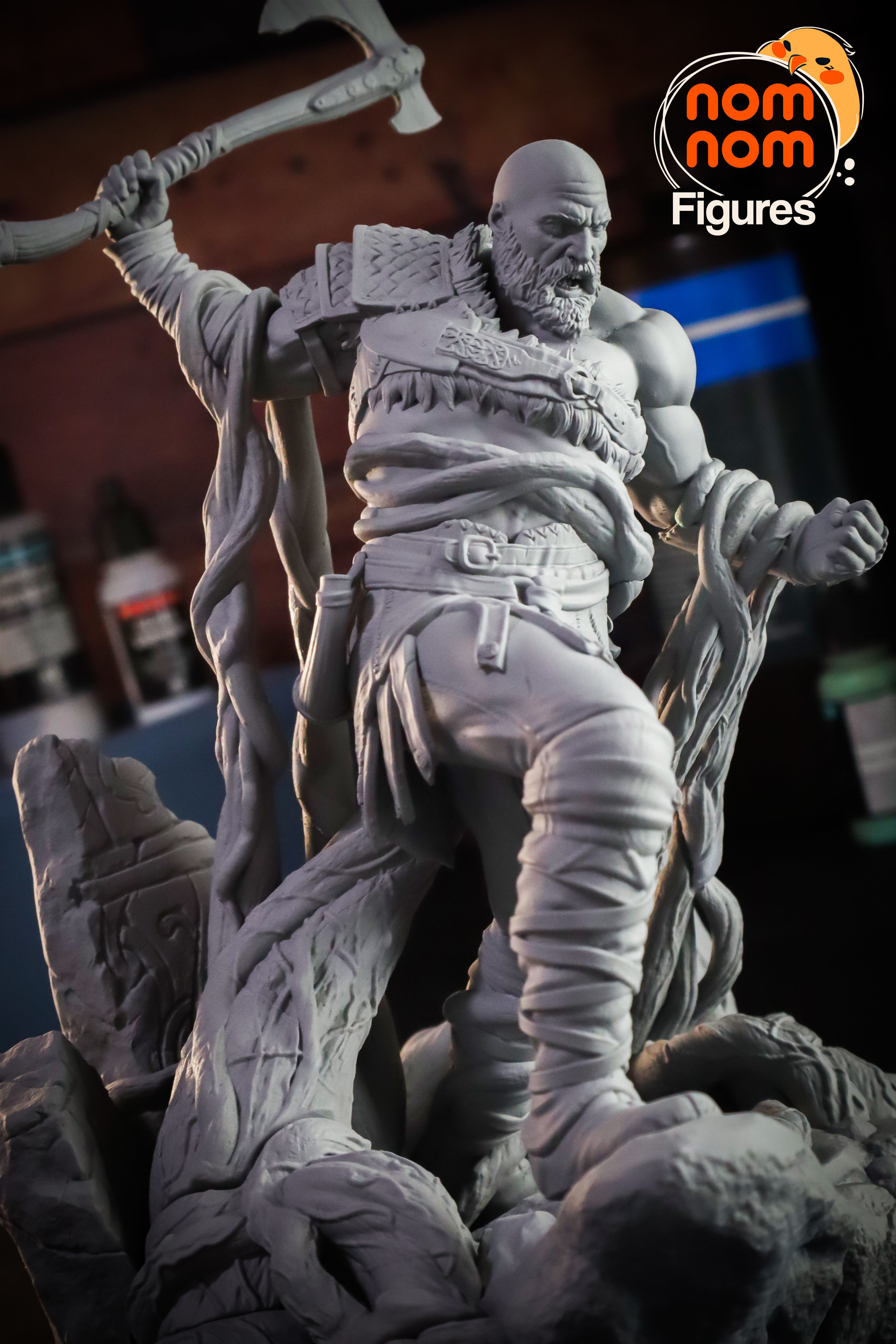 Kratos from God of War 3D print model_12