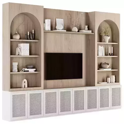 Arch Tv Wall Composition 