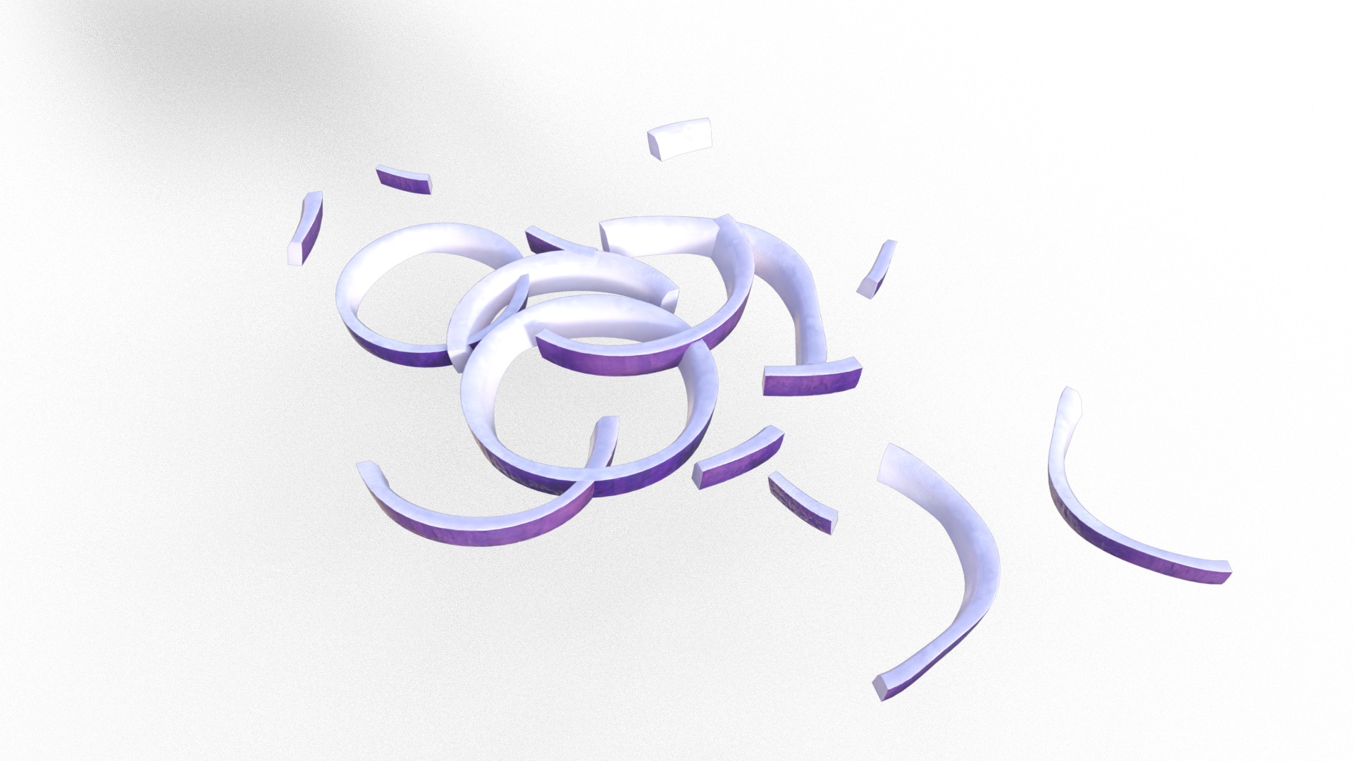 SALAD sliced salad Food Low-poly 3D model_6