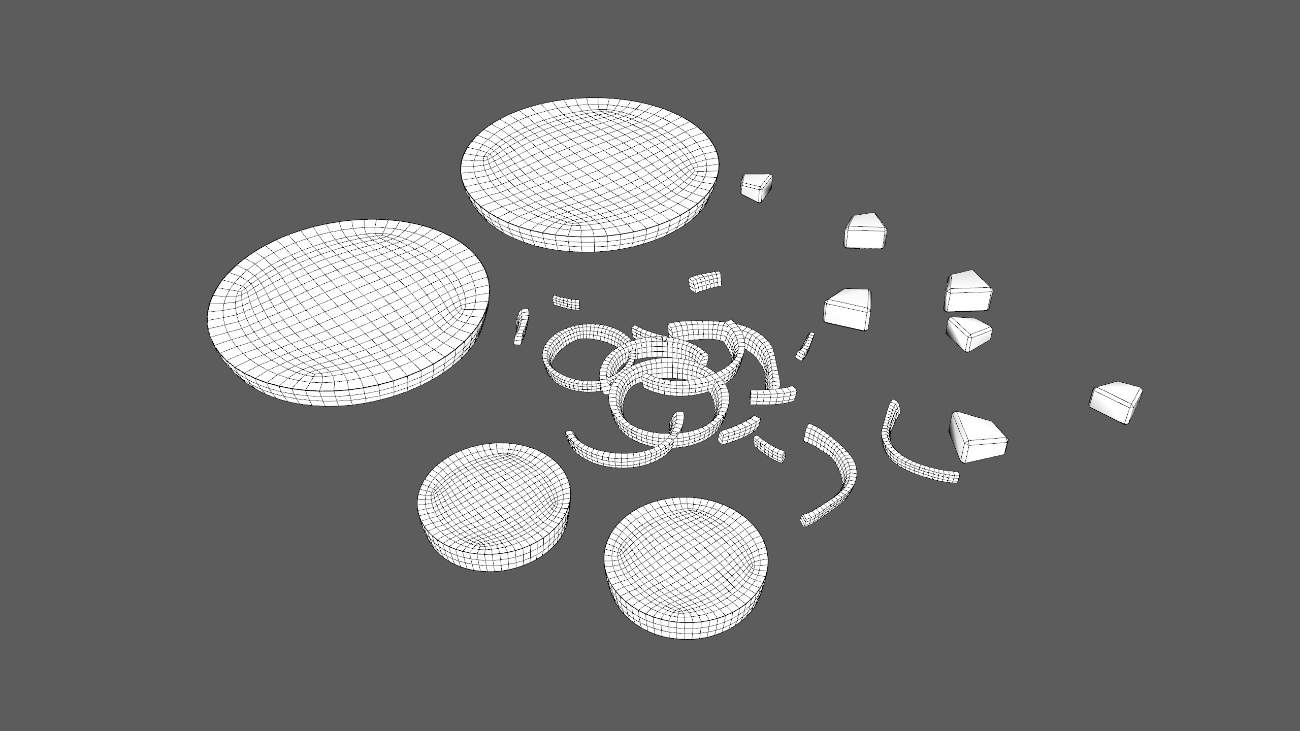 SALAD sliced salad Food Low-poly 3D model_8