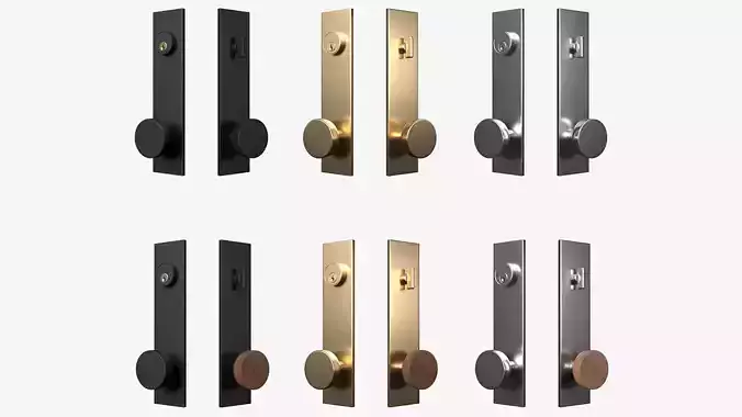 Tumalo Knob Exterior Door Hardware Set