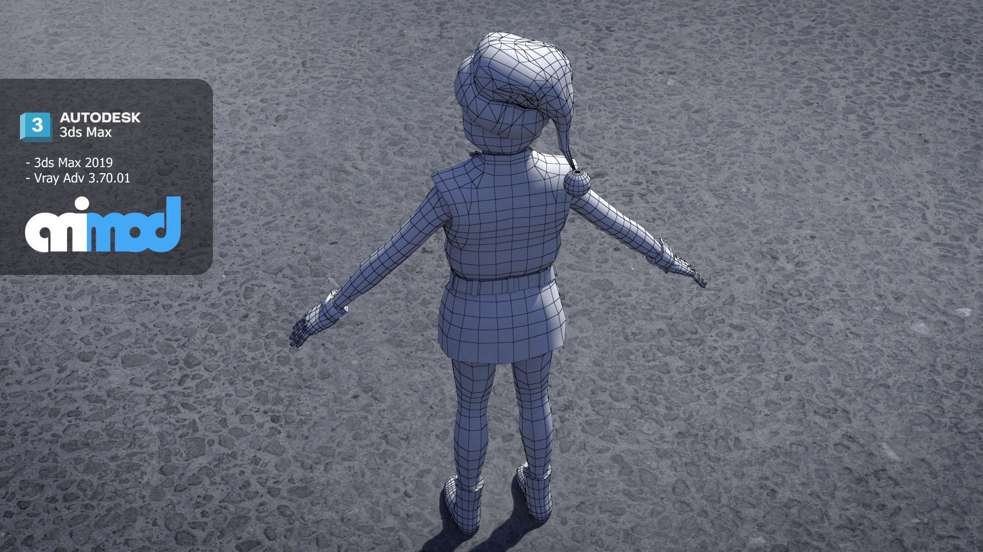 Christmas Elf 0009 3D model_9