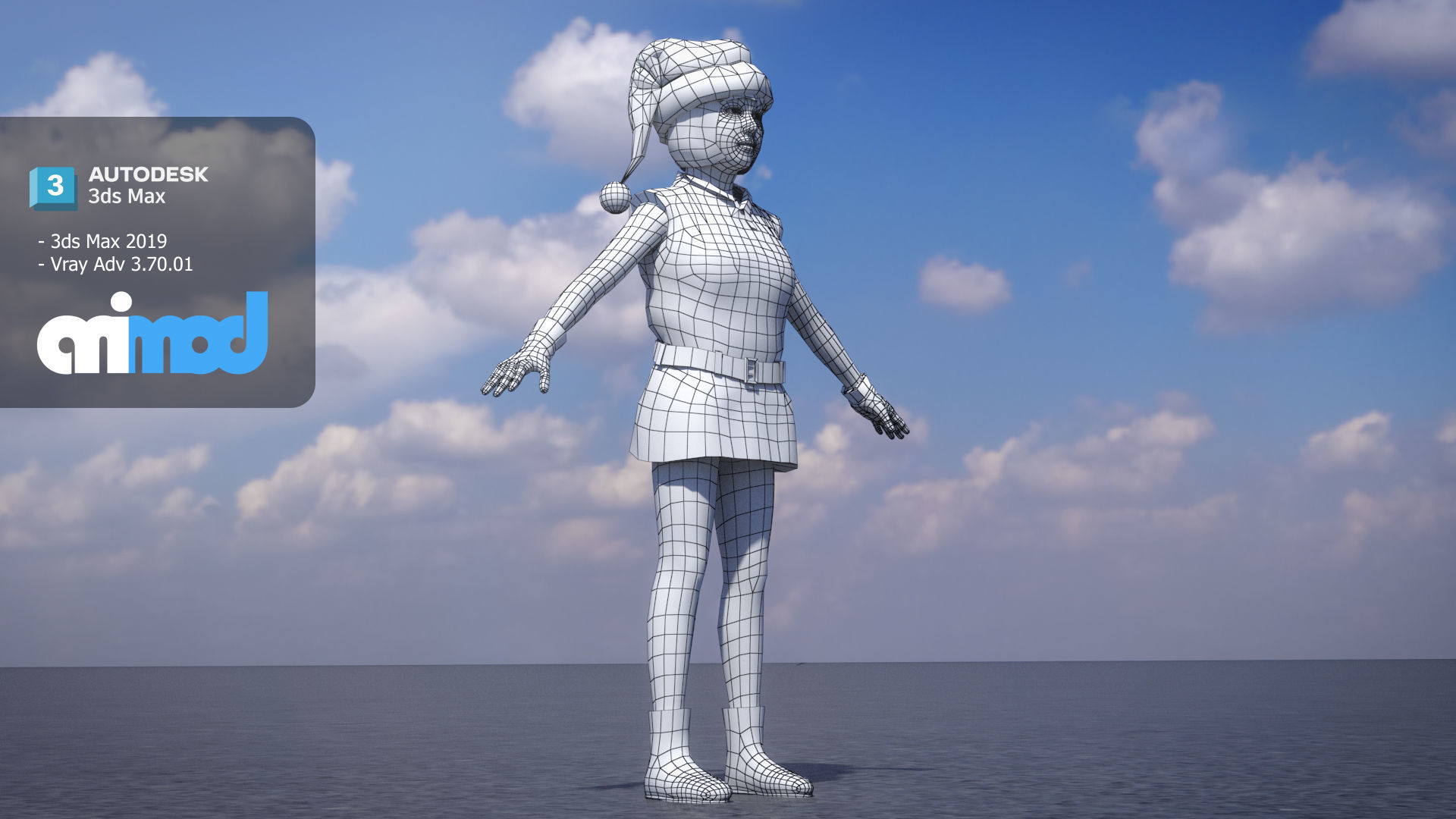 Christmas Elf 0009 3D model_7