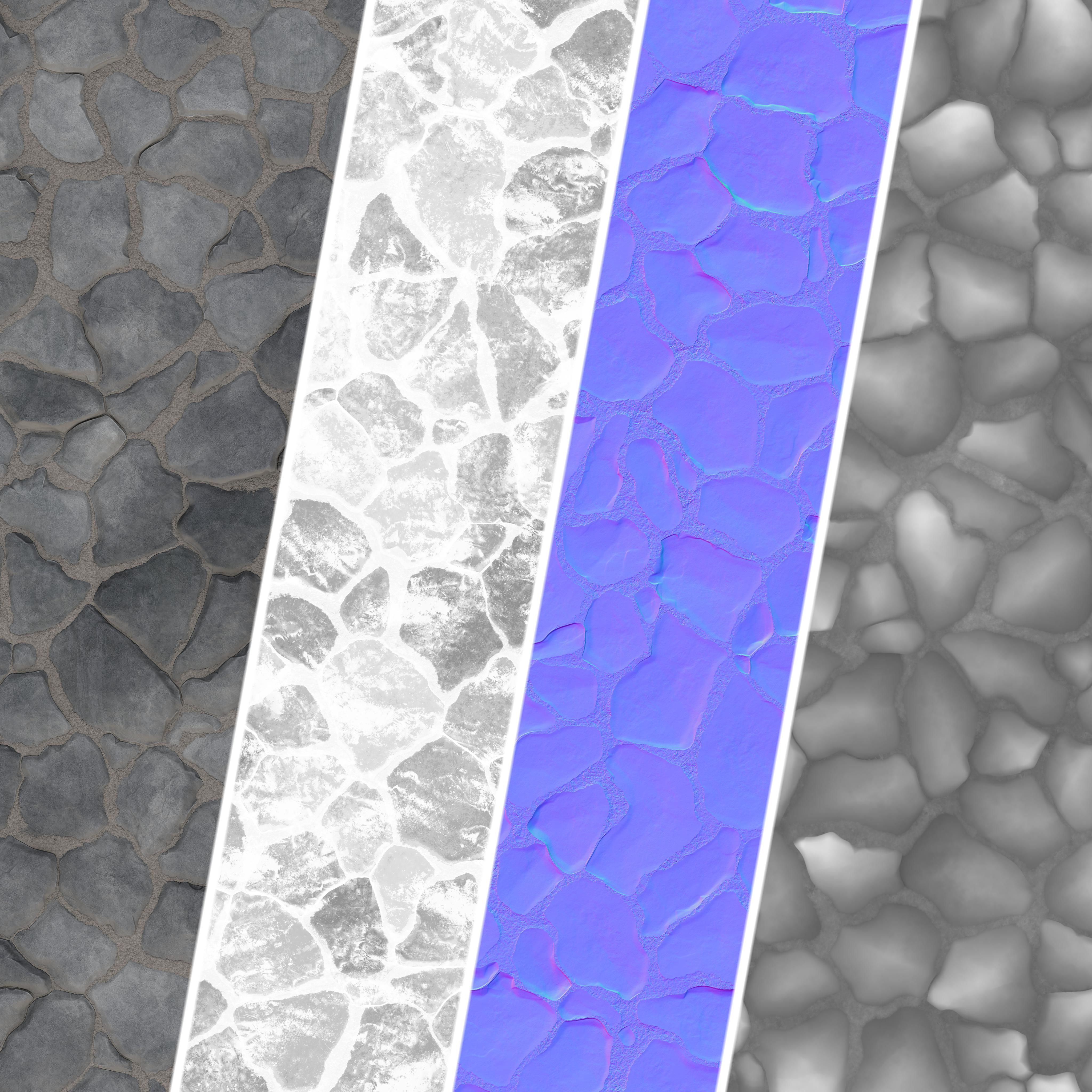 H101 Stone Field - PBR - 4K - Seamless Texture_8