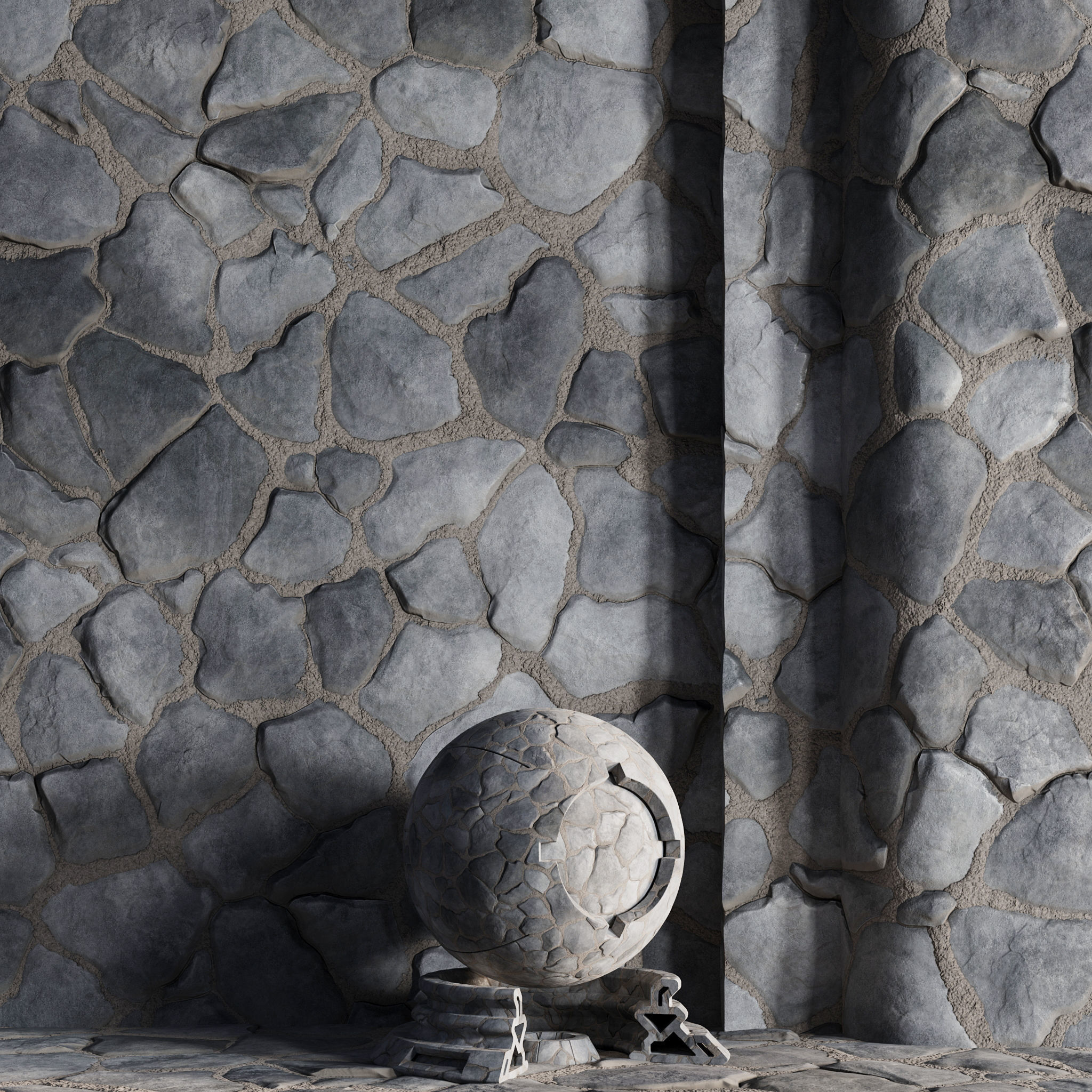 H101 Stone Field - PBR - 4K - Seamless Texture_4