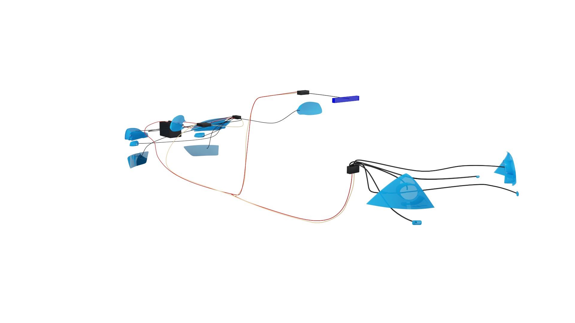 Wiring Inside a Car 3D model_2