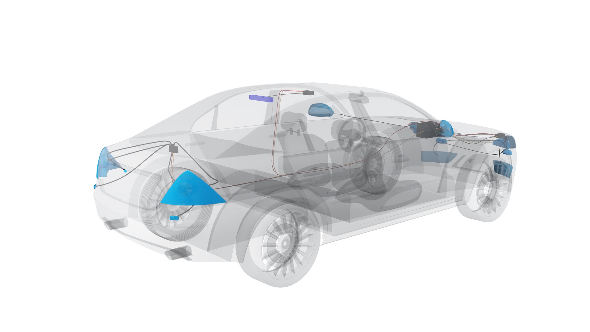 Wiring Inside a Car 3D model_7