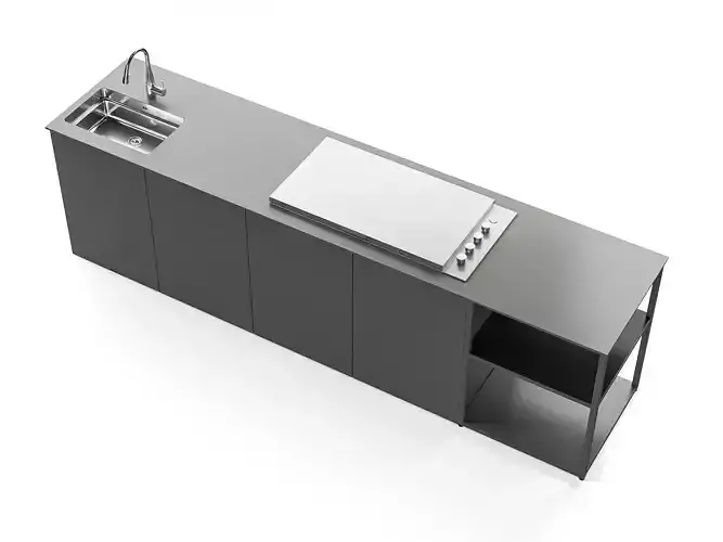 Modus Outdoor Kitchen Comp4 3D model Modus Outdoor Kitchen Comp4 3D model