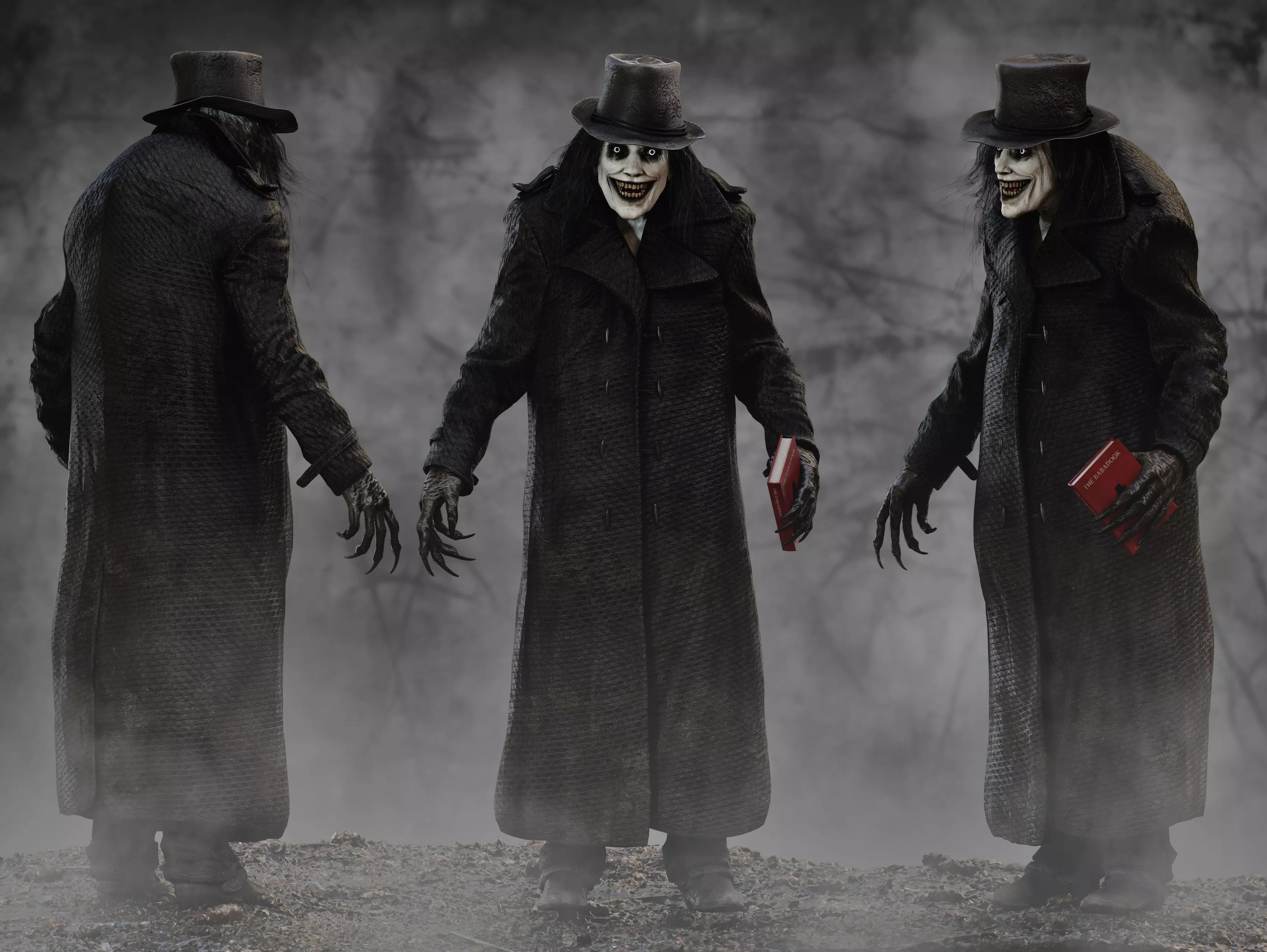 Babadook Low-poly 3D model