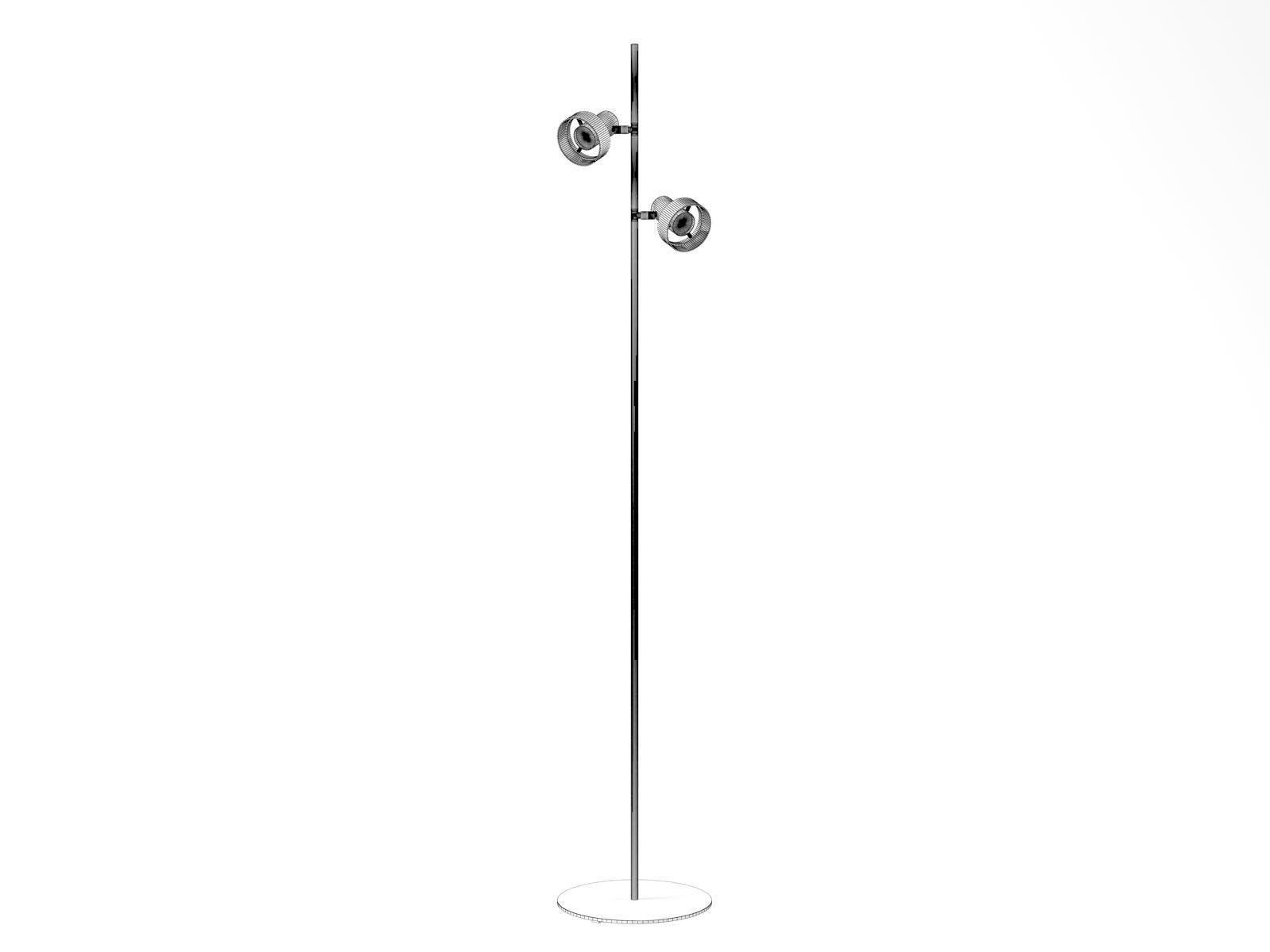 Donut Floor Lamp 3D model_2